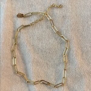 Melinda Maria Elegant Gold Link Necklace